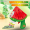 Wholesale Best Q Seller Lovely Watermelon Design Low Price Summer Friendly Items LED Bubble Guns Toy Blowing Machine for Kids 2026