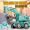 RC Miniature Excavation Equipment Remote Control Digger Kids Electric Construction Toys Excavator Electric RC Truck