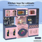 Wholesale Mini Children's Plastic Doll House Small Kitchen Cabinet Toys