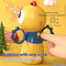 Hot Selling Children Cartoon Duck Soap Bubble Machine Wand New Release Manufacturers Wholesale Bubble Toys with Liquid for Kids