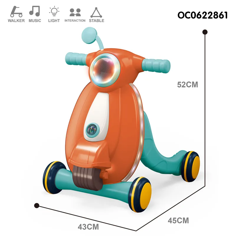 Wholesale Designed New Model with Music Wheels Multifunction Educational Baby Walker