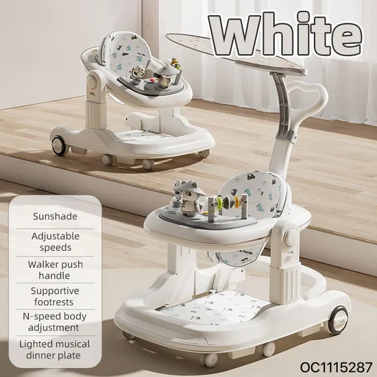 Wholesale Designed New Style Foldable Infant Standing Baby Walker with Wheels and Seat