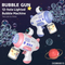 12 Holes Electric Space Astronaut Bubble Machine Gun with Solution with Light