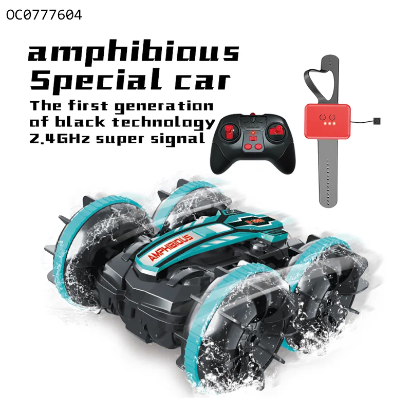 High Speed Rolling Remote Control Gesture Amphibious RC Stunt Vehicle Toy Car Vehicle Toy for Kids