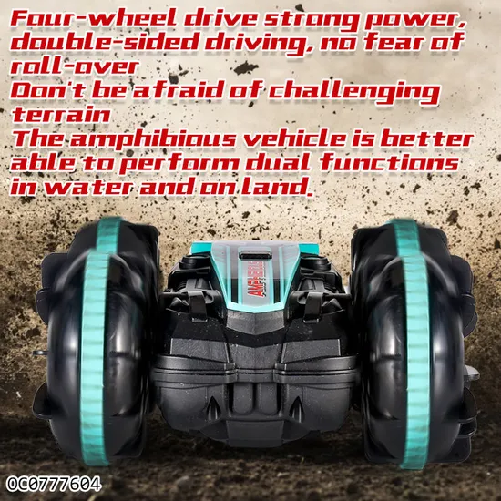 High Speed Rolling Remote Control Gesture Amphibious RC Stunt Vehicle Toy Car Vehicle Toy for Kids