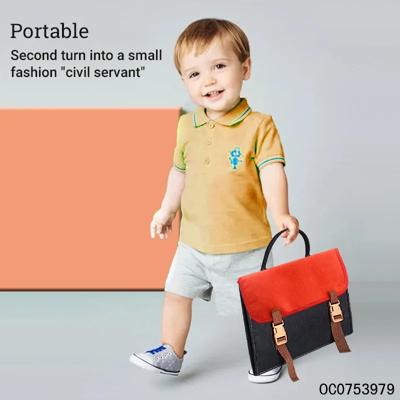 Wholesale Children 2in1 Learning Drawing Bag Kids Baby Montessori Magnetic Creative Writing Board
