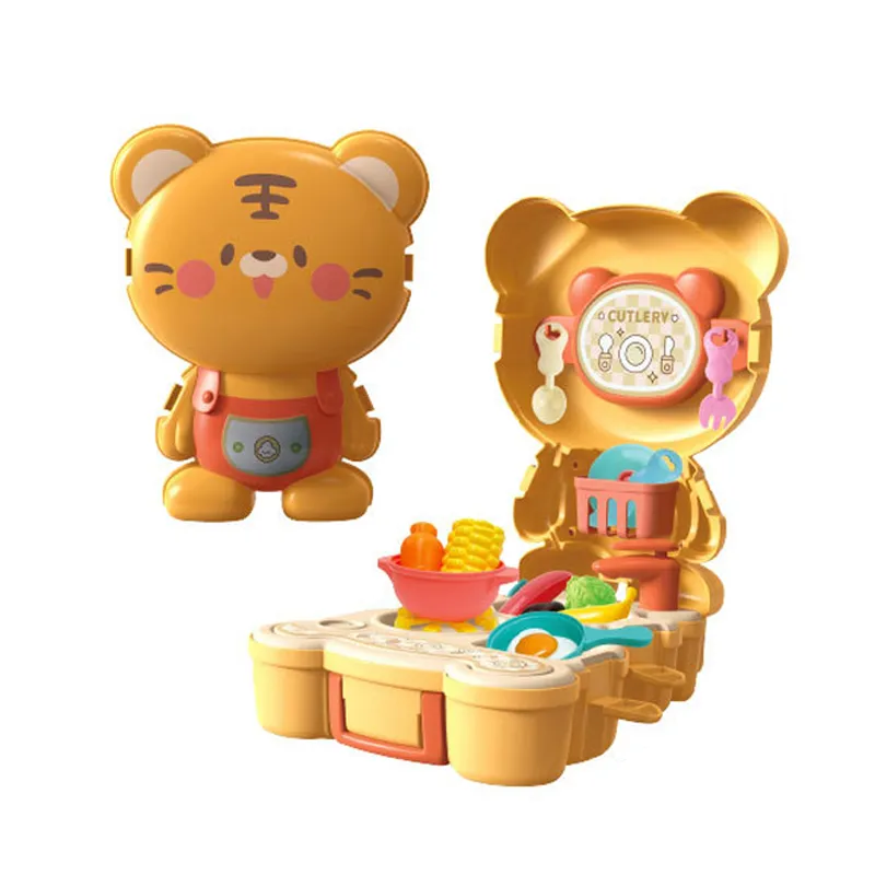 Wholesale Pretend Educational Play Vegetable Fruit Food Fun Cooking Role Play House Kitchen Toys for Kids