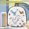 Wholesale Cartoon Dinosaur Theme DIY Doodle Bag Hard Cartoon Children School Backpack Bag for Painting