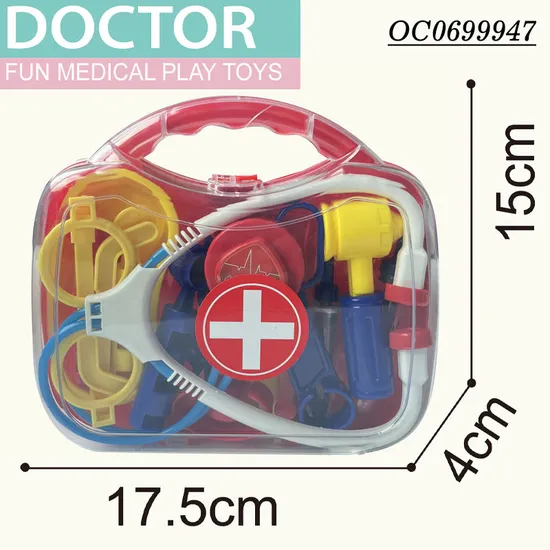 Medical Accessories Equipment Playing Pretend Plastic Doctor Toy for Kids Role Play