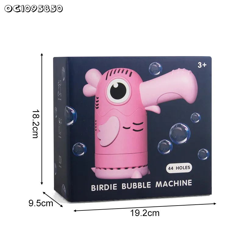 Wholesale Outdoor Toys Structures Electronic Animal Bubble Gun New Blowing Toys for Kids with Bubble Liquid