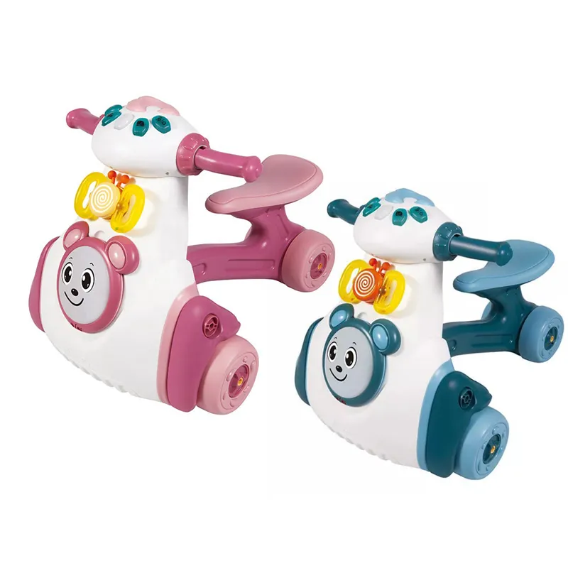 Wholesale Trainer Car Shaped Sit-to-Stand Learning Walker 2 in 1 New Model Infant Educational Baby Chair and Walker
