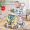 New Model Sit to Stand Music Keyboard Wheels and Seat Wholesale Educational Designed Baby Walker for Kids