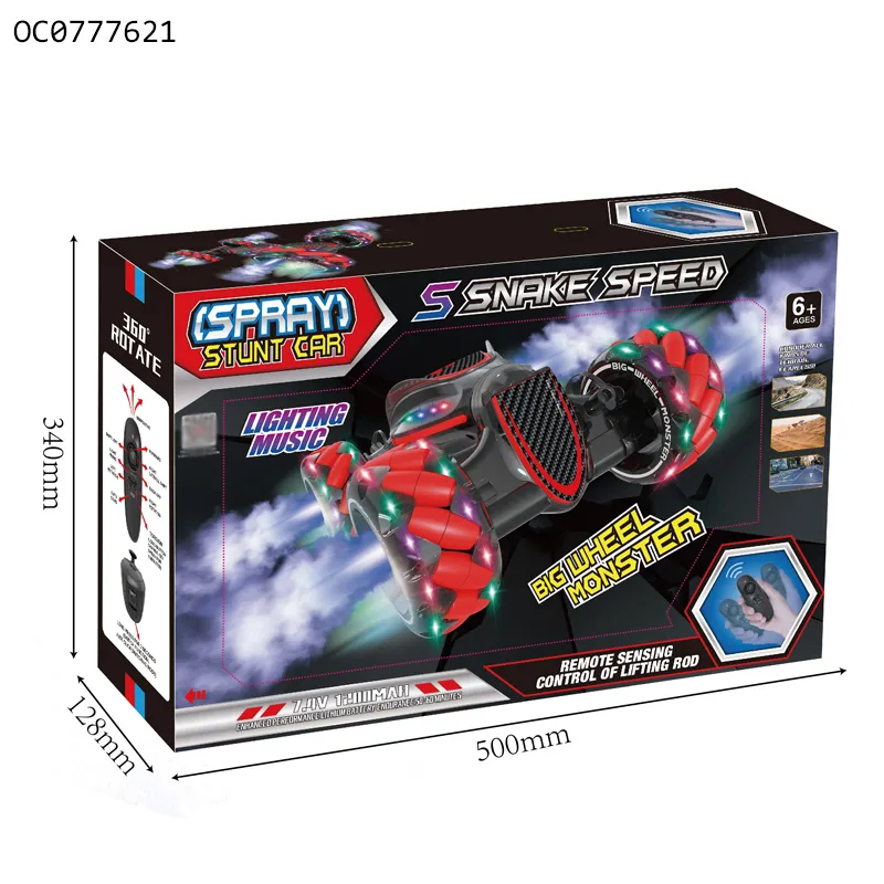 Spray Mist Watch Gesture Sensing Remote Control Twist Drift off Road RC Stunting Car Toy