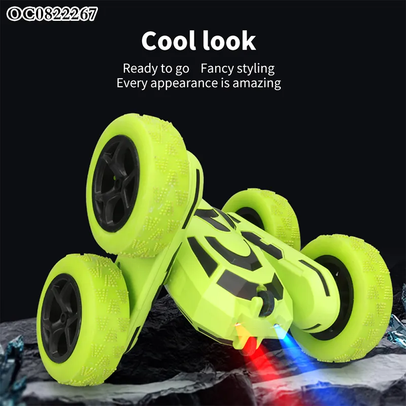 Wholesale Electric 360 Degrees Double-Sides Stunt Model Remote Control Toy Car