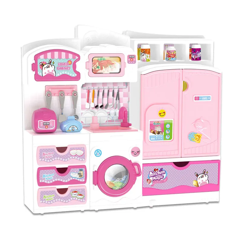 Wholesale Pretend Plastic Doll Baby Children Kitchen Toys Play Set