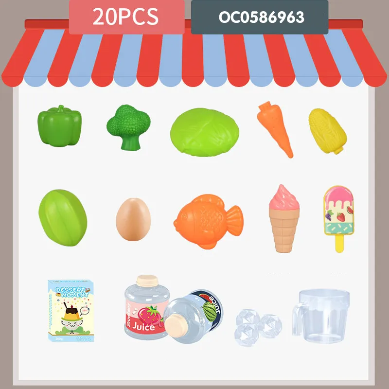 Wholesale Best Mini Pretend Play Toys Children's Plastic Kitchen Tool Play Set Toy