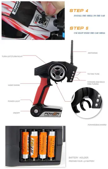 Wholesale SUV High Speed Red Blue Item 1: 18 Racing off Road Toy RC Car for Kids