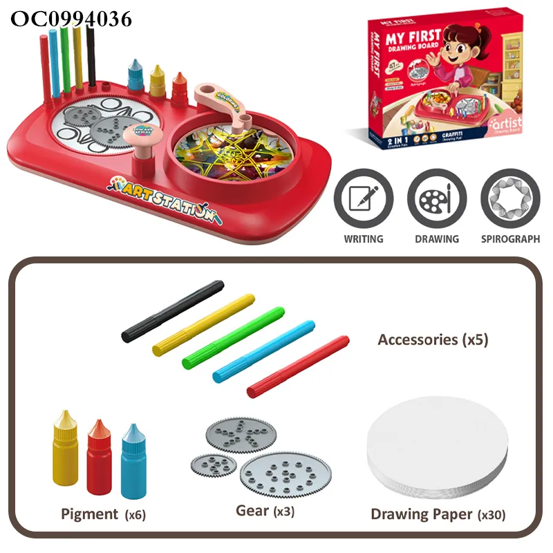 Educational Kids Art Toys Learning Magic Engineering Children's Plastic Wholesale Magnetic Writing Drawing Board