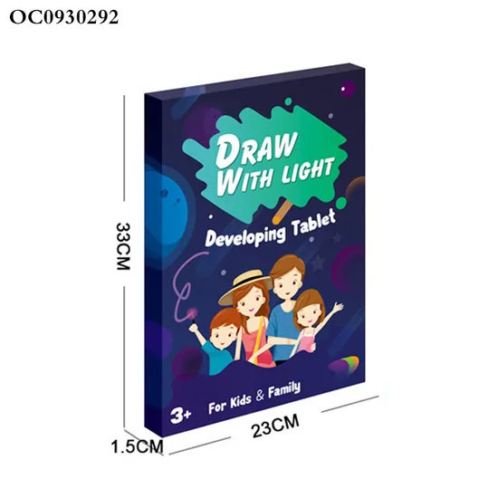 Montessori Early Childhood Education Toys Colorful Doodle Erasable LED Wholesale Magnetic Drawing Writing Board for Children
