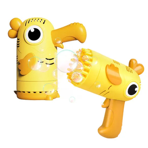 Wholesale Outdoor Toys Structures Battery Operated Soap Bubble Toy Gun with Sound for Children with Bubble Liquid