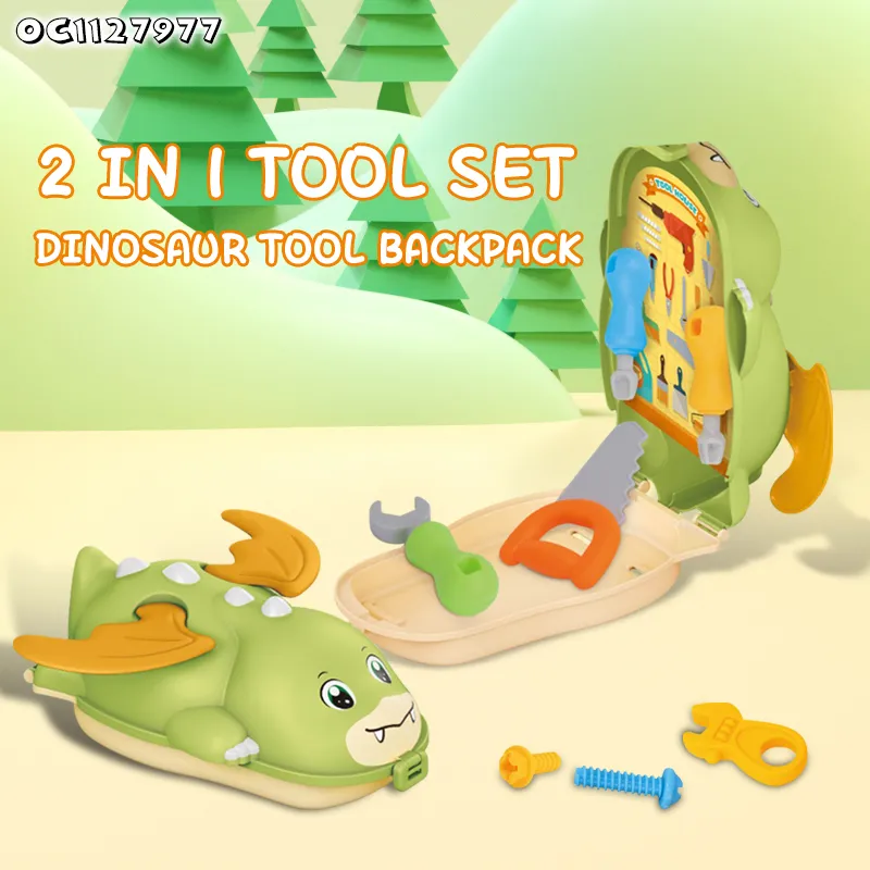 Pretend Play Screw Nuts Plastic Kids Engineering Toys Drill Machine Set Hand Tools and Power Tools Set Toys for Mechanics