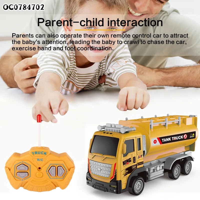 High Quality Construction Engineering Vehicle RC Dump Remote Control Toy Truck for Kids