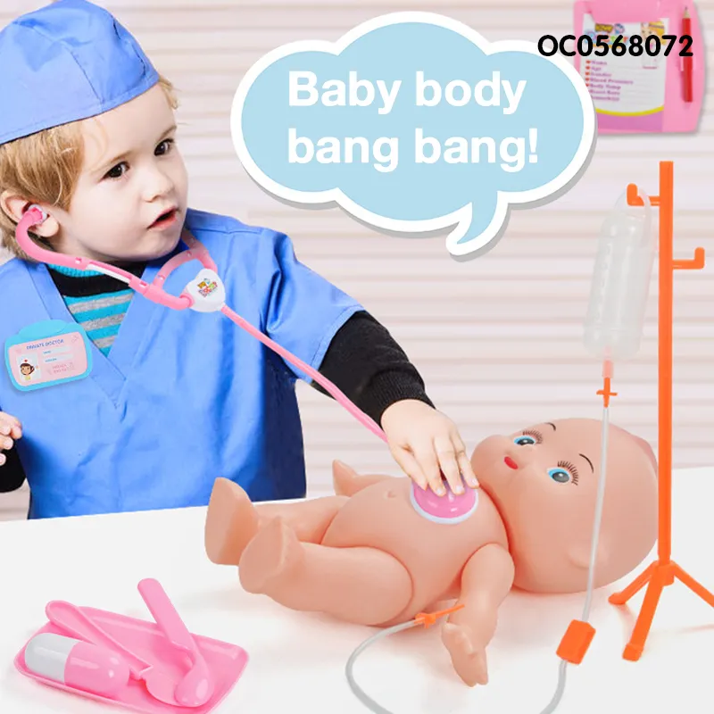 Medical Pretend Play Toys Montessori Interactive Kids Hospital Creative Doctor Set