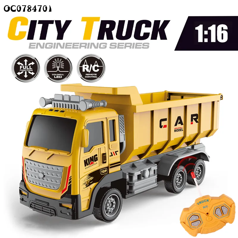 Wholesale Electric Engineering Truck Model Toys 4WD 1: 16 Simulation off Road RC Truck