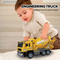 RC Plastic Concrete Mixer Truck Model 1: 24 Scale Engineering for Kids with Light with Remote Control Toys