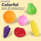Wholesale Kids Simulation Toys Children Pretend Play Educational Mini Plastic Fruits Vegetables Toys