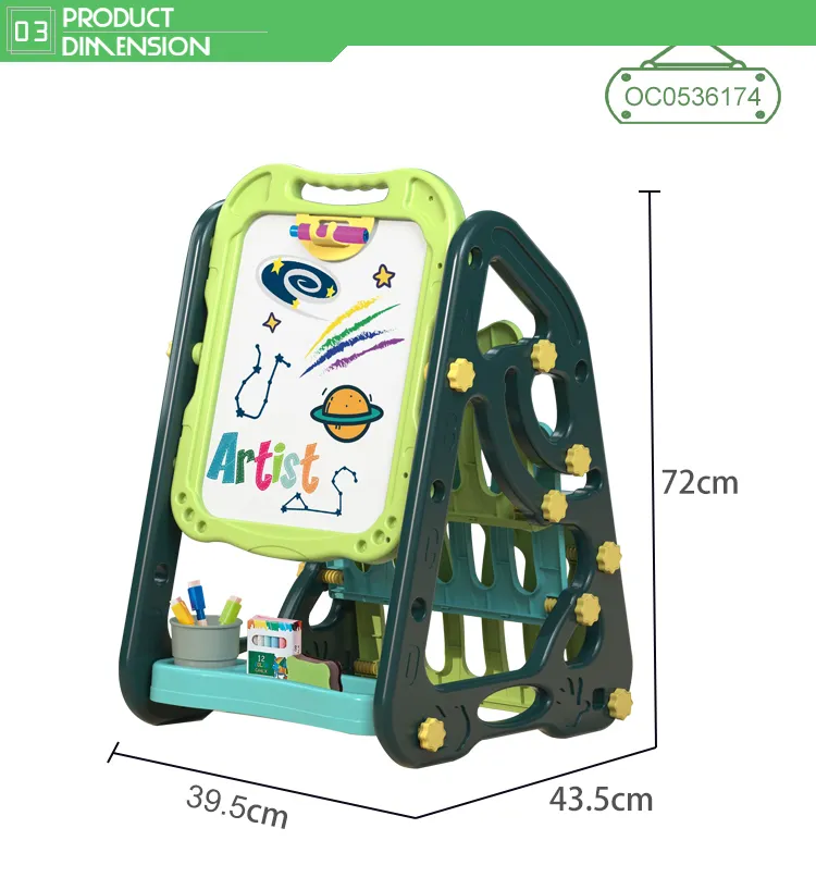 Wholesale Montessori Double Sided Magnetic Writing and Drawing Kids Learning Toys Board