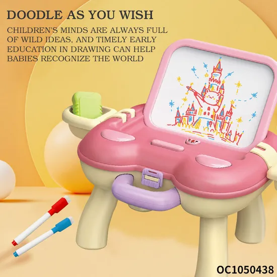 Wholesale Early Montessori Educational Drawing Table Set Learning Popular DIY Toys for Kids