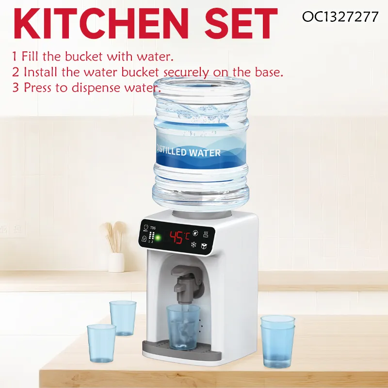 Wholesale Best Small Household Appliances Mini Water Dispenser Children's Plastic Kitchen Simulation Tool Toys for Baby with Spray Function