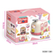 Girls kitchen Tools Cooking Cookware Set Pretend Play Food Toys Set with Storage Box