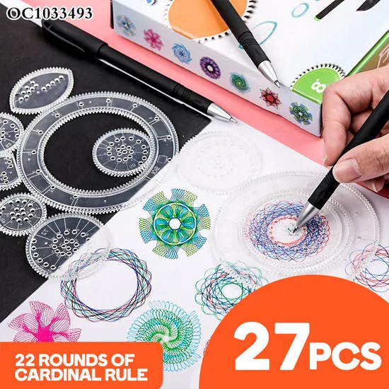 Kids Funny Plastic Creative Spirograph Most Popular Wholesale Educational Painting Drawing Toys for Children