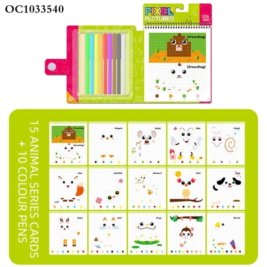 Wholesale Early Educational Equipment Interactive Games Children Coloring Children DIY Books for Kids