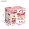 Educational Girl Children's Plastic Kitchen Pink Cooking Set Vegetable Fruit Food Toys for Kids