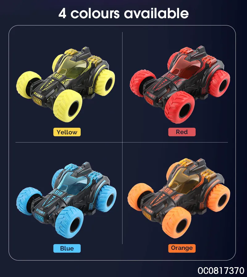 Wholesale Two Sides Drift RC 360 Rolling Stunt Scale Model Toy Car High Speed for Kids