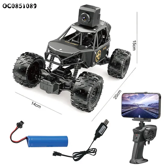 Wholesale Electronic Toys Remote Control Alloy off Road RC Model Car with Camerawifi