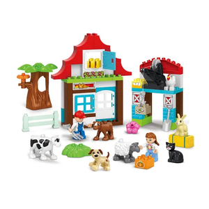 Wholesale DIY Cartoon Model Educational Animal Children's Blocks Model Building Toys Set for Kids