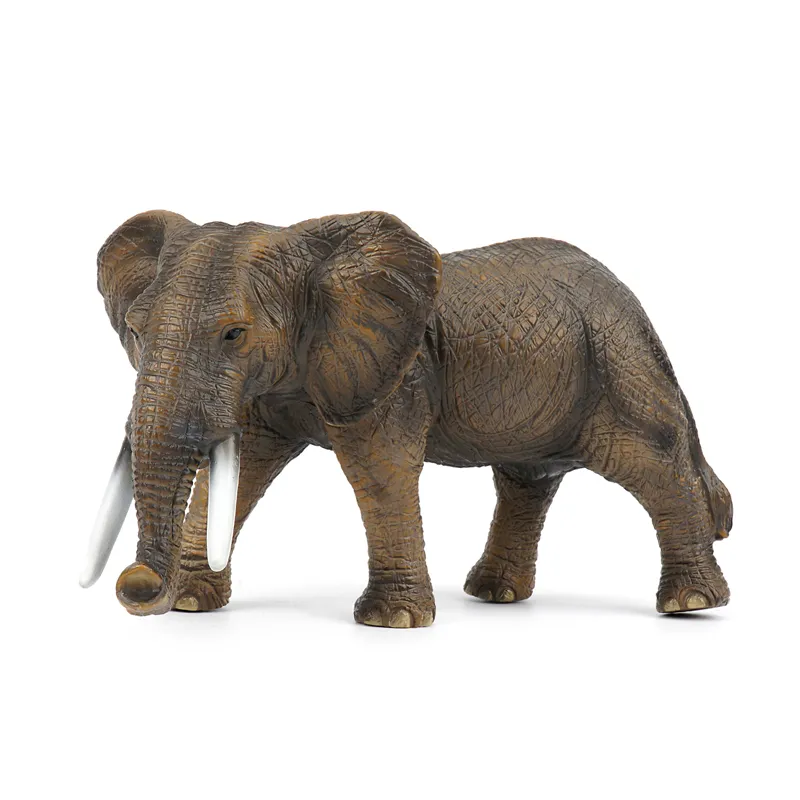 Wholesale Popular Educational Simulation Rubber Plastic Elephant Animal Sets Toy