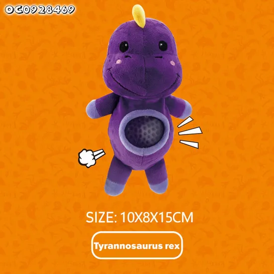 Wholesale Custom Anti Stress Balls Dinosaur Toy Plush Doll Sensory Squeeze Game Fidget Cheap Promotional Toys for Adults Kids