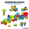 Wholesale Montessori Educational Construction Plastic Building Block DIY Toy