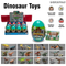 Moveable Tiny Toys Collectable Simulation Realistic PVC 3D Dinosaur Toys Jurassic Set Figure Model Toys with Egg for Decoration