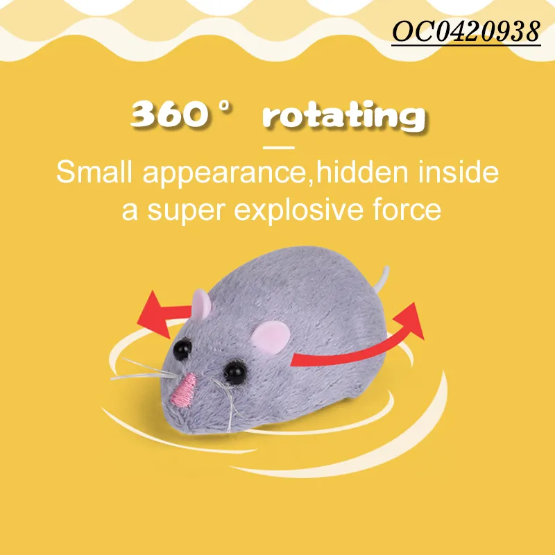 Wholesale Plastic Stuffed Mouse Plush Mouse Model Remote Control Animal Toy