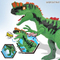 Battery Operated Movable Realistic Simulated Dinosaurs Model Moving and Walk Toys with Light and Sound for Boys