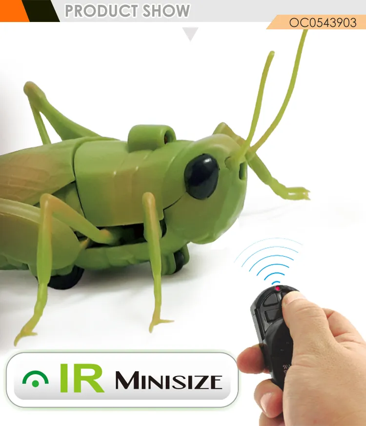 Wholesale Plastic Realistic Insects Model Simulation Infrared Remote Control Electric Plastic Toy