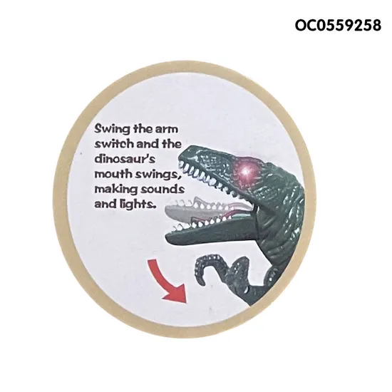 Liqhting PVC Wild Animal Dinosaur Toy Beautiful Toys with Simulation Sound