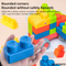 Wholesale Educational 64PCS DIY Soft Kids Big Toy Silicone Building Blocks for Children