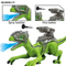 Remote Control Electronic Walking Dinosaur Toy for Kids Boys Girls with Water Mist Spray
